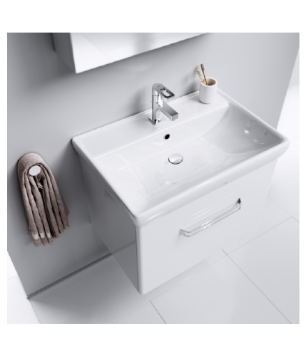 Тумба с умывальником AQWELLA Neo 60 Белый Neo.01.06/1